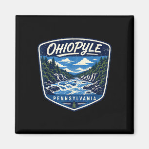 Ohiopyle Pennsylvania Fluss Natur Outdoor Wandern Magnet