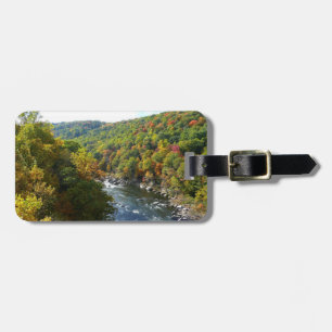 Ohiopyle River im Herbst II Pennsylvania Herbst Gepäckanhänger