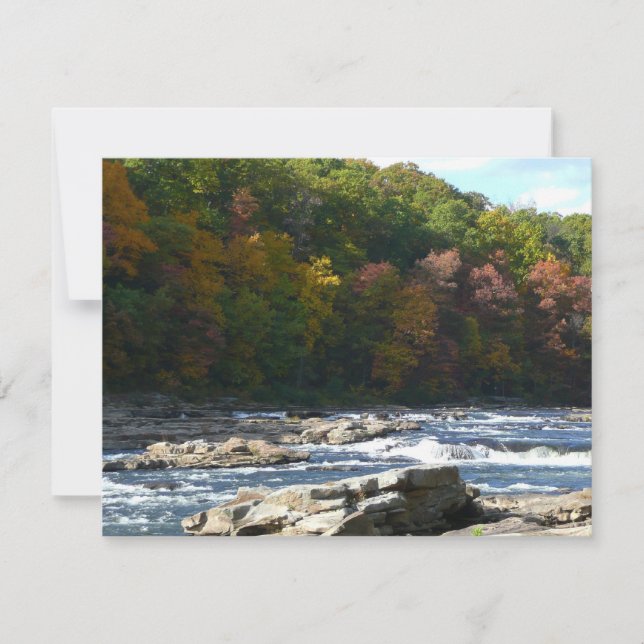 Ohiopyle River Rapids in Herbst Pennsylvania Herbs (Vorderseite)