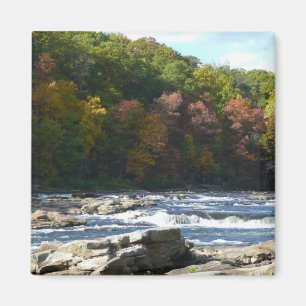 Ohiopyle River Rapids in Herbst Pennsylvania Herbs Magnet