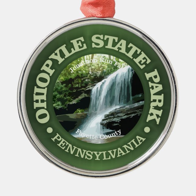 Ohiopyle SP Ornament Aus Metall (Vorne)