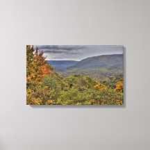 Ohiopyle Valley Aussicht im Herbst, Pennsylvania