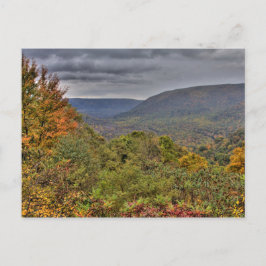 Ohiopyle Valley Aussicht im Herbst, Pennsylvania Postkarte
