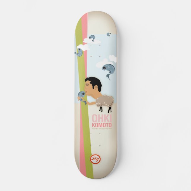 Ohki Komoto Pro-Reihe Skateboard (Vorderseite)