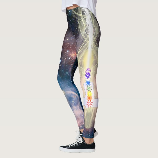 Ohm Chakra Yoga-Hosen-Leggings Leggings (Links)