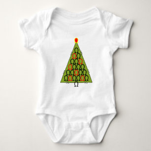 Ohm Christmas Tree Baby Strampler