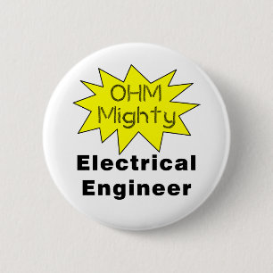 Ohm Mighty Electrical Engineer Button