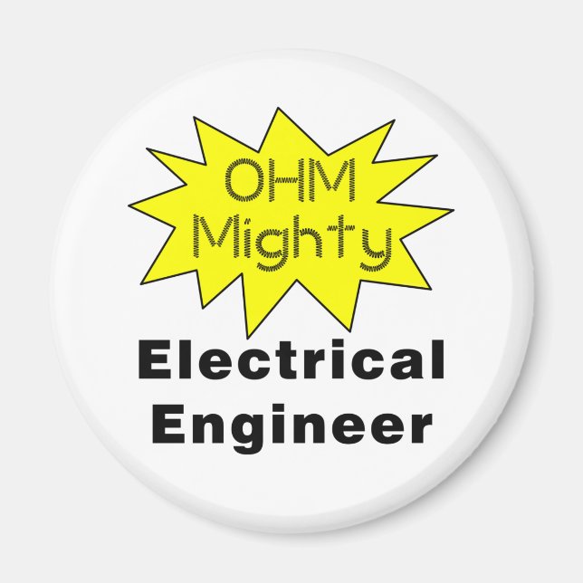 Ohm Mighty Electrical Engineer Magnet (Vorne)