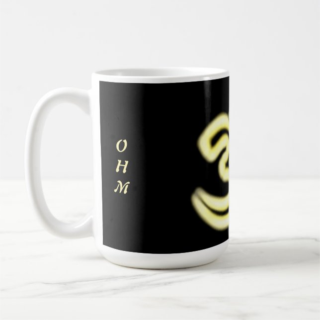 OHM SYMBOL KAFFEETASSE (Links)
