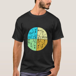 Ohm's Law Formula Wheel T-Shirt