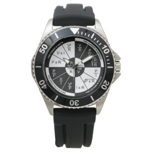 Ohm's Law Watch - Schwarz und Weiß Armbanduhr