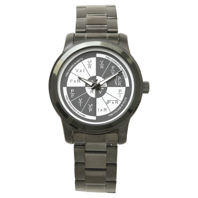 Ohmsches Gesetz Armbanduhr (Vorderseite)