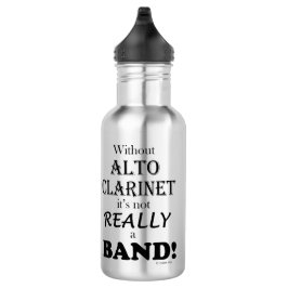 Ohne Alto Klarinet Edelstahlflasche