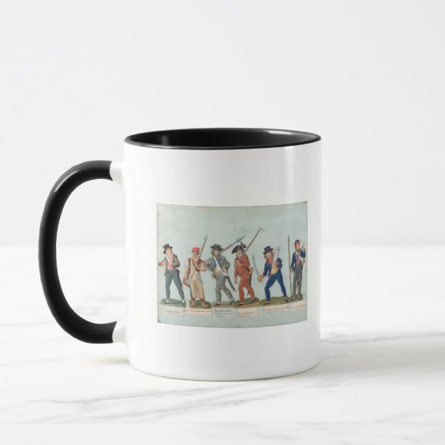 Ohne Culotte, das sein Rohr beleuchtet Tasse (Links)