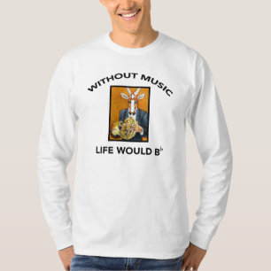 Ohne das Musik-Leben wurde B (flach) T-Shirt