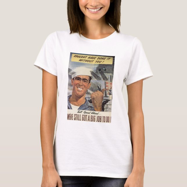 Ohne dich hätte ich es nicht geschafft T-Shirt (Vorderseite)