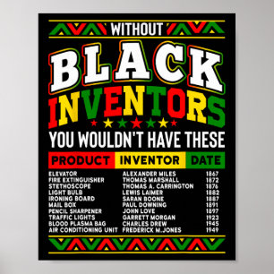 Ohne die schwarzen Erfinder hätten Sie das nicht Poster