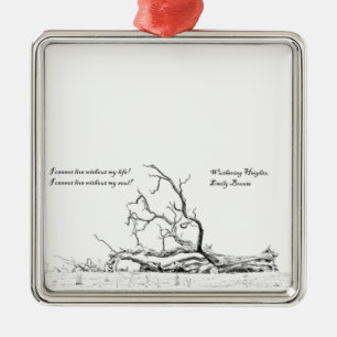 Ohne die Wutherhöhen meines Souls nicht leben Silbernes Ornament