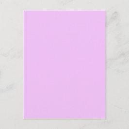 Ohne Farbe - hellrosa Postkarte