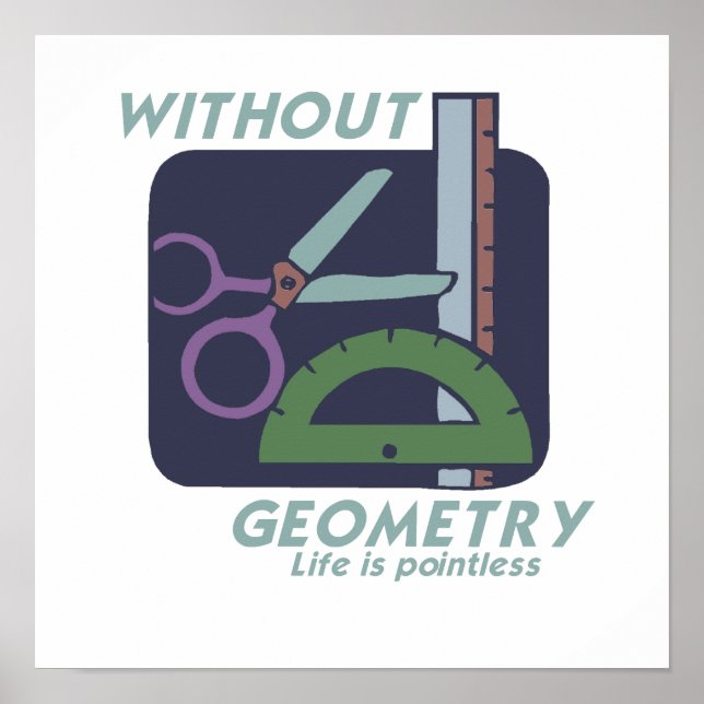 OHNE GEOMETRISCHES LEBEN IST UNBEDINGT POSTER (Vorne)