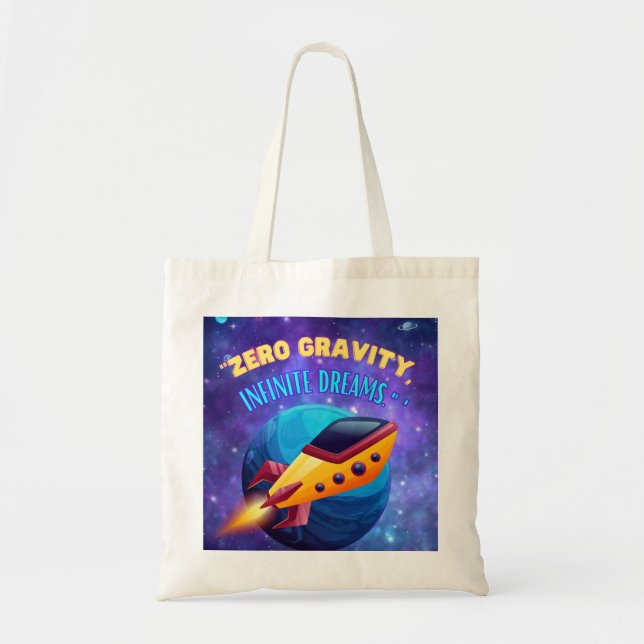 Ohne Gravitation unendliche Träume Tragetasche (Vorne)