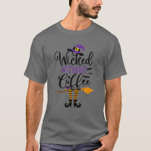 Ohne Kaffee geheultes Kaffeehaus Lover T-Shirt