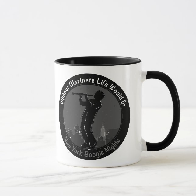 Ohne Klarinette wäre das Leben flach Tasse (Rechts)