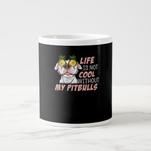 Ohne meine BITBULLS ist das Leben nicht cool Jumbo-Tasse