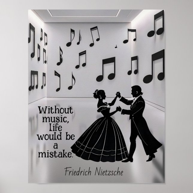 Ohne Musik wäre das Leben ein Fehler  Poster (Vorne)