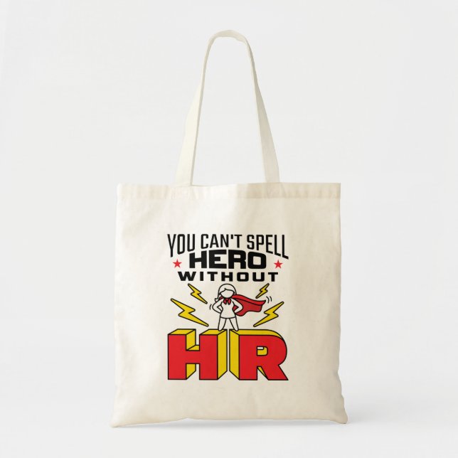 Ohne Personal kann man Helden nicht buchstabieren Tragetasche (Vorne)