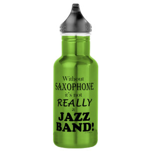 Ohne Saxophon - Jazzband Edelstahlflasche