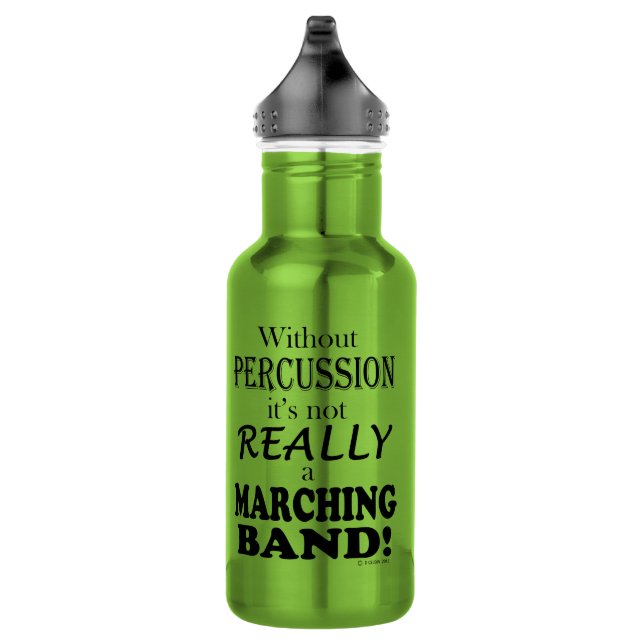 Ohne Schlagzeug - Marschband Edelstahlflasche (Rechts)