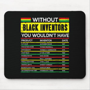 Ohne schwarze Erfinder Geschichtsmonat afrikanisch Mousepad
