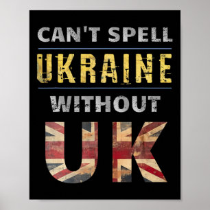 Ohne Unterstützung der Ukraine für Ukrainer kann m Poster