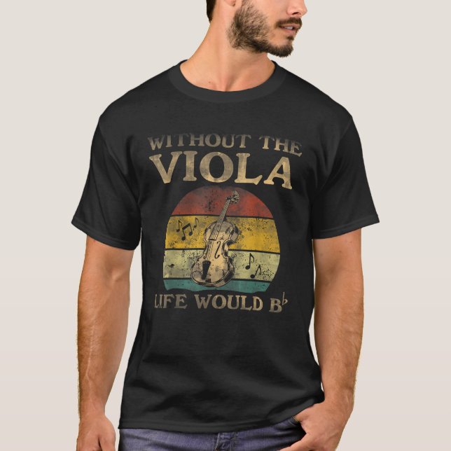 Ohne Viola Ware Das Leben Flat Bb  T-Shirt (Vorderseite)