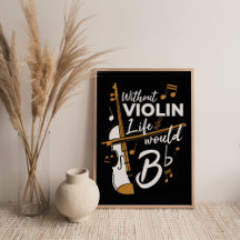 Ohne Violine würde das Leben flach sein