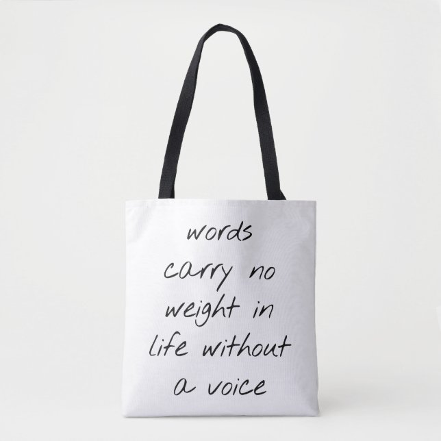 Ohne Voice Shoulver Tasche (Vorderseite)