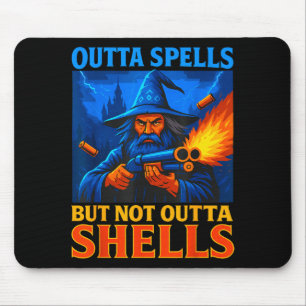 Ohne Zauber aber nicht ohne Granaten Zauberer Fant Mousepad