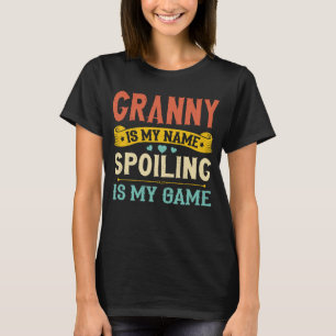 Ohnmacht-Niedlich-Oma-Fun-Zitat verwöhnen T-Shirt