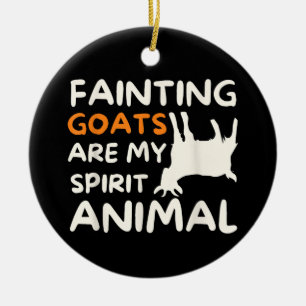 Ohnmacht Ziegen sind mein Geist Tierfreude-Ziegenl Keramik Ornament
