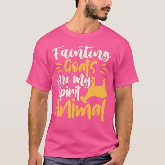 Ohnmacht Ziegen sind meine Geist-Tierziege von wei T-Shirt (Vorderseite)