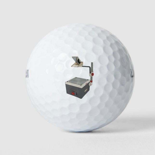 OHP 80er 90er Overhead-Projektor Golfball (Vorderseite)