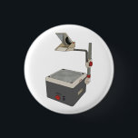 OHP 80er 90s Overhead Projektor Button<br><div class="desc">Die unvergesslichen Overhead-Projektoren waren in den 70er,  80er und 90er Jahren für tausende von Menschen ein Teil des Studentenlebens. Wenn Nostalgie Ihr Ding ist,  ist dies ein lustiges Produkt zu kaufen.</div>