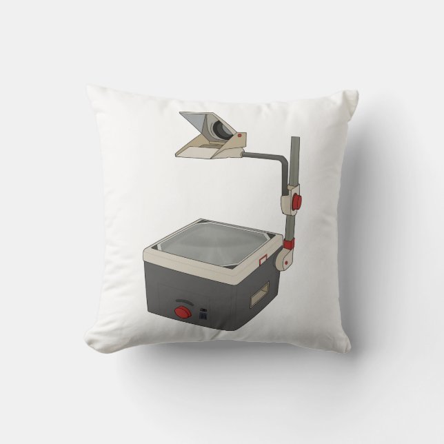 OHP 80er 90s Overhead Projektor Kissen (Vorderseite)