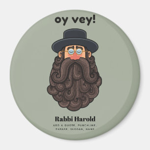 OHR! Funny RABBI Peronised Magnet