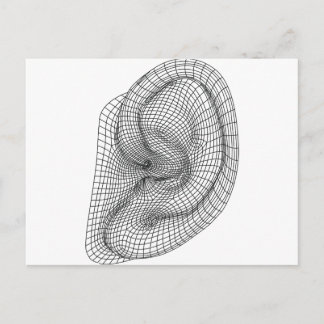 Ohr Postkarte