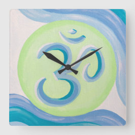 Ohr Quadratische Wanduhr