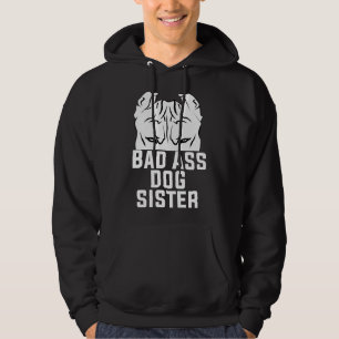 Ohren-System Bewaffnete Pitbulle Hund Lover Funny Hoodie
