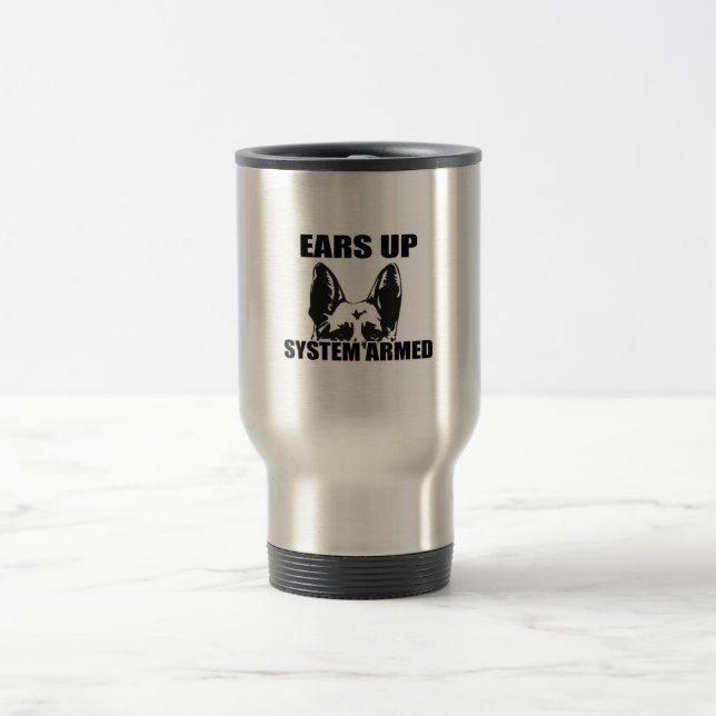Ohren Up das bewaffnete System Reisebecher (Mittel)