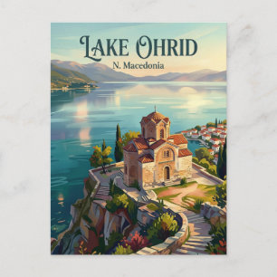 Ohridsee N. Mazedonien Postkarte